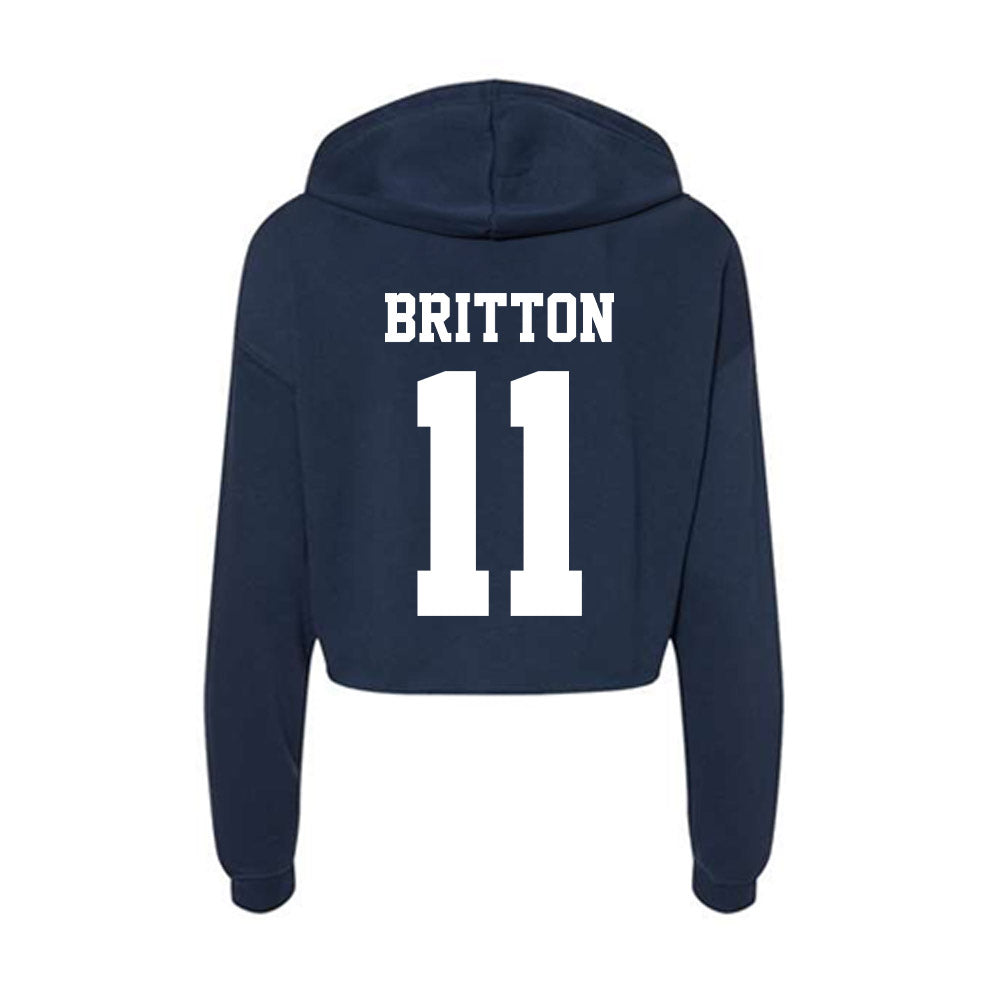 Penn State - NCAA Women's Field Hockey : Madison Britton - Classic Shersey Women's Crop Fleece Hooded Sweatshirt-1