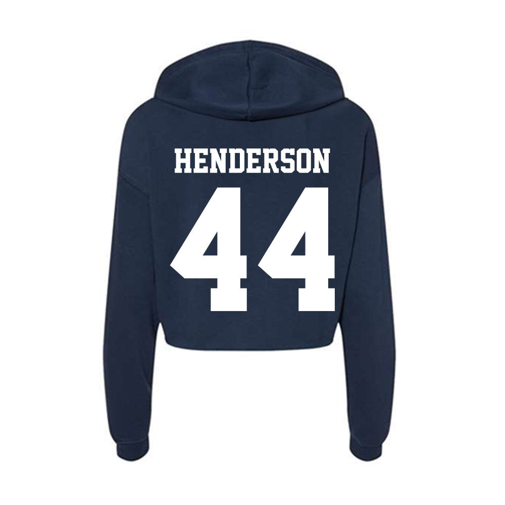 Penn State - NCAA Men's Lacrosse : Billy Henderson - Classic Shersey Women's Crop Fleece Hoodie-1