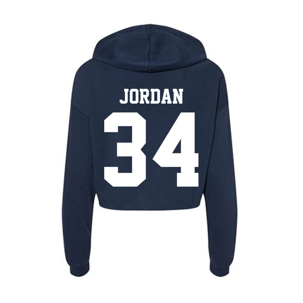 Penn State - NCAA Women's Soccer : Hannah Jordan - Classic Shersey Women's Crop Fleece Hooded Sweatshirt-1