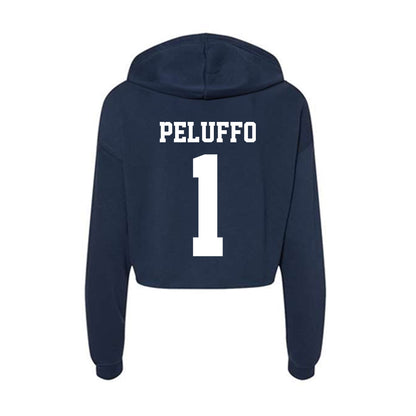 Penn State - NCAA Men's Soccer : Daniel Peluffo - Classic Shersey Women's Crop Fleece Hooded Sweatshirt-1