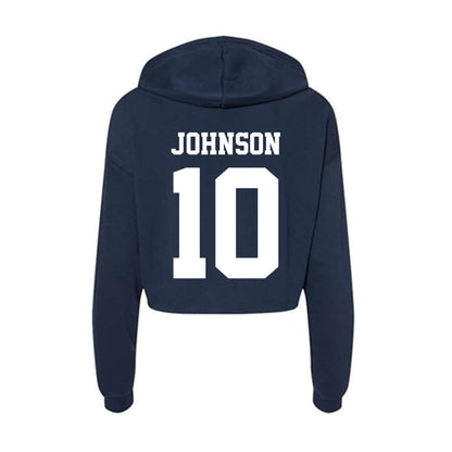 Penn State - NCAA Women's Soccer : Emma Johnson - Classic Shersey Women's Crop Fleece Hoodie-1