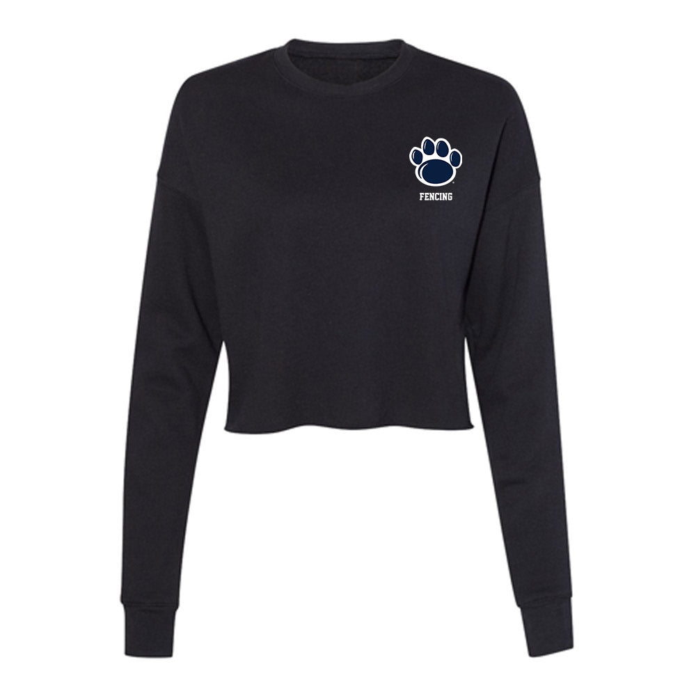 Penn State - NCAA Men's Fencing : Tyson Deck - Classic Shersey Women's Cropped Crew Fleece-0