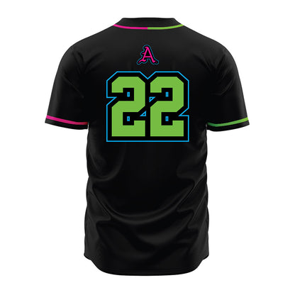 Arkansas - NCAA Baseball : Peyton Lee - Neon Dual-Tone Jersey-1