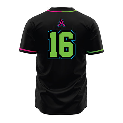 Arkansas - NCAA Baseball : Christian Turner - Neon Dual-Tone Jersey-1