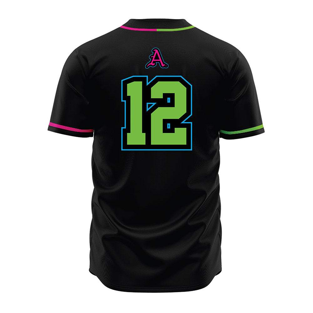 Arkansas - NCAA Baseball : Carter Rutenbar - Neon Dual-Tone Jersey-1