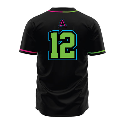 Arkansas - NCAA Baseball : Carter Rutenbar - Neon Dual-Tone Jersey-1