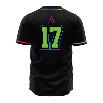 Arkansas - NCAA Baseball : Max Holland - Neon Dual-Tone Jersey-1