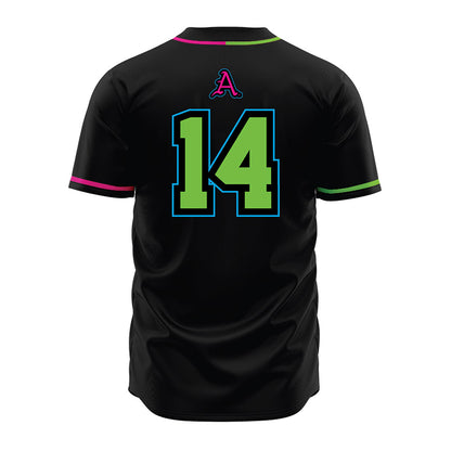 Arkansas - NCAA Baseball : Mark Brissey - Neon Dual-Tone Jersey-1