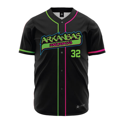 Arkansas - NCAA Baseball : Trystan Trystan - Neon Dual-Tone Jersey-0