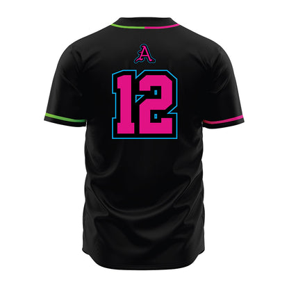 Arkansas - NCAA Baseball : Carter Rutenbar - Neon Dual-Tone Jersey-1