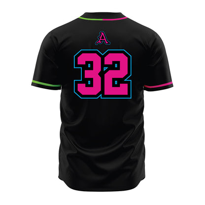 Arkansas - NCAA Baseball : Trystan Trystan - Neon Dual-Tone Jersey-1