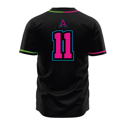 Arkansas - NCAA Baseball : Luke Cornelison - Neon Dual-Tone Jersey-1