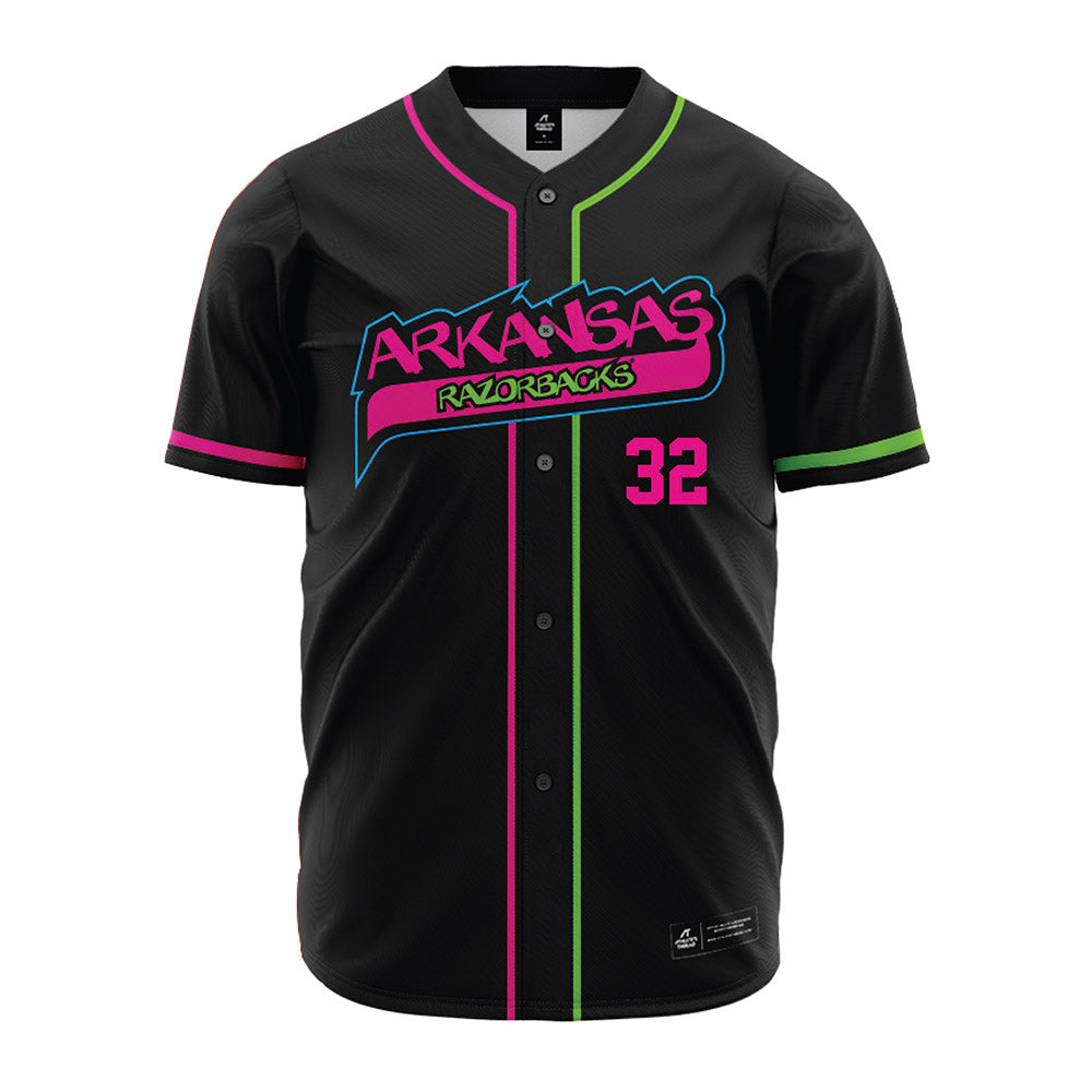 Arkansas - NCAA Baseball : Trystan Trystan - Neon Dual-Tone Jersey-0