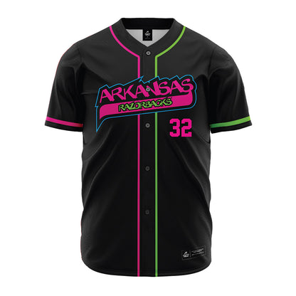 Arkansas - NCAA Baseball : Trystan Trystan - Neon Dual-Tone Jersey-0