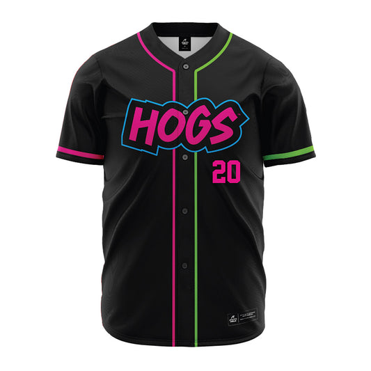 Arkansas - NCAA Baseball : Max Holland - Neon Dual-Tone Jersey-0