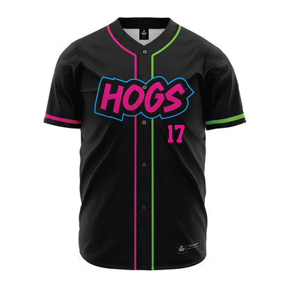 Arkansas - NCAA Baseball : Max Holland - Neon Dual-Tone Jersey-0