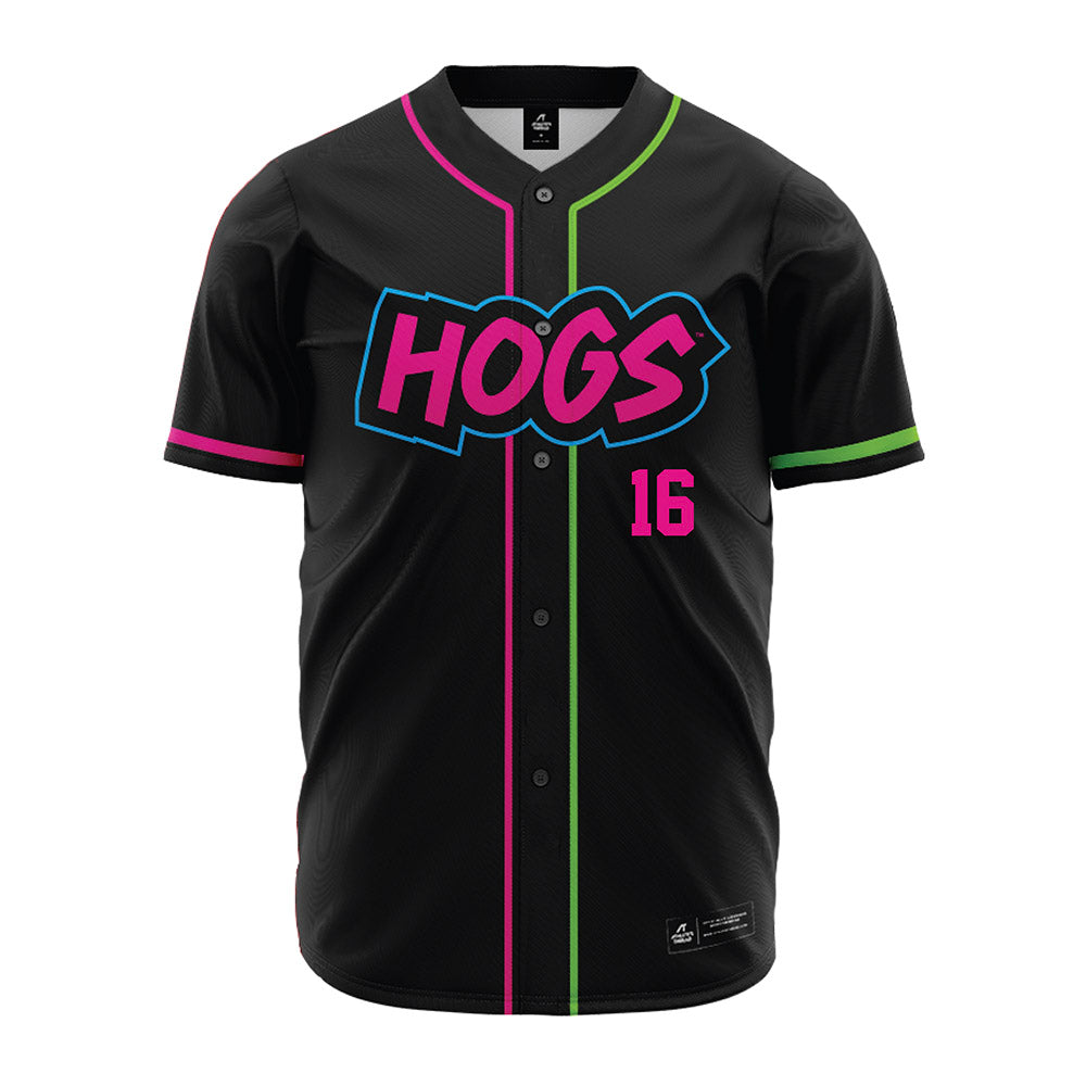 Arkansas - NCAA Baseball : Christian Turner - Neon Dual-Tone Jersey-0