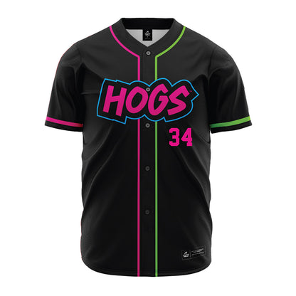 Arkansas - NCAA Baseball : Joey Lorenzini - Neon Dual-Tone Jersey-0