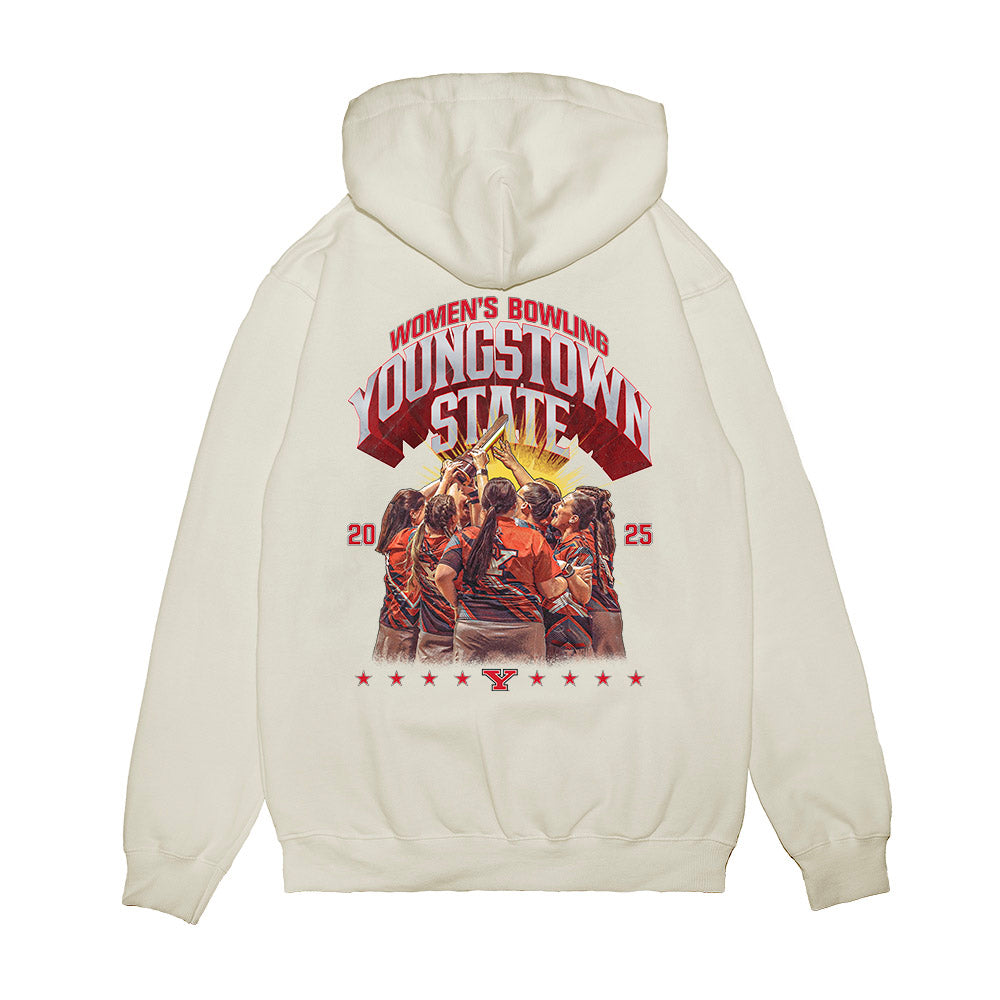 Youngstown State - NCAA Women's Bowling : - Team Huddle Premium Hooded Sweatshirt-1