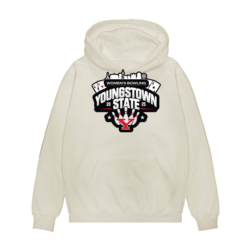 Youngstown State - NCAA Women's Bowling : - Team Huddle Premium Hooded Sweatshirt-0