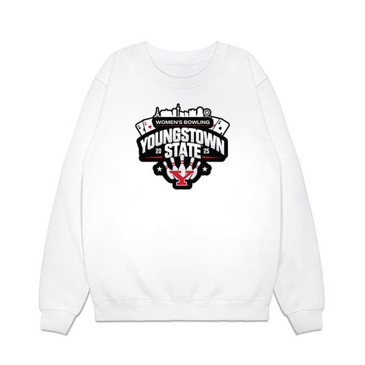Youngstown State - NCAA Women's Bowling : - Team Huddle Premium Crewneck Sweatshirt-0