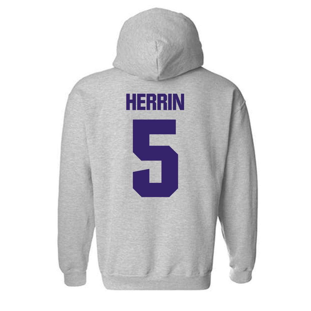 Portland - NCAA Women's Basketball : Aubrey Herrin - Classic Shersey Hooded Sweatshirt-1