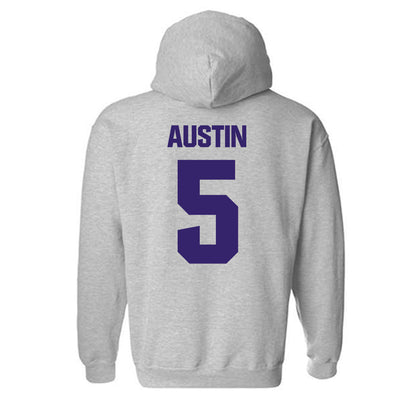 Portland - NCAA Men's Basketball : Chris Austin - Classic Shersey Hooded Sweatshirt-1