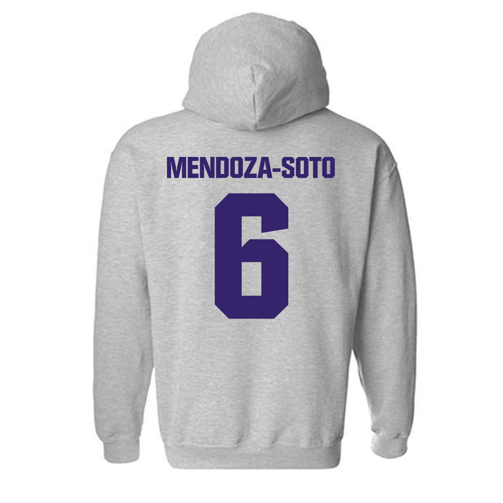 Portland - NCAA Men's Soccer : Christian Mendoza-Soto - Classic Shersey Hooded Sweatshirt-1