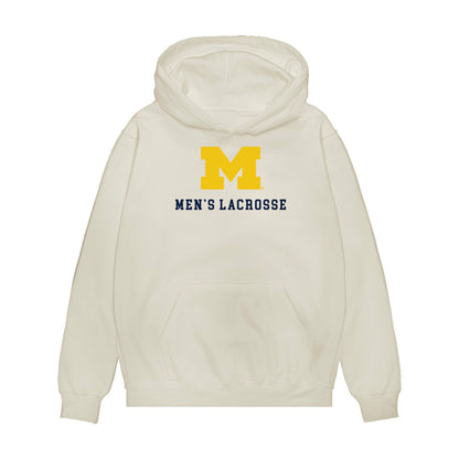 Michigan - NCAA Men's Lacrosse : - Roster Premium Hooded Sweatshirt-0
