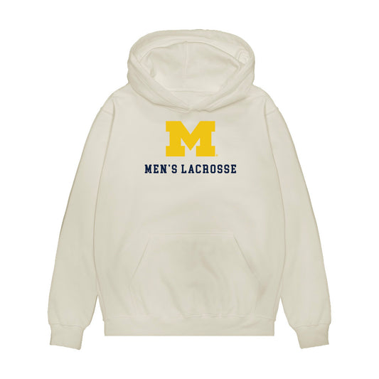 Michigan - NCAA Men's Lacrosse : - Roster Premium Hooded Sweatshirt-0