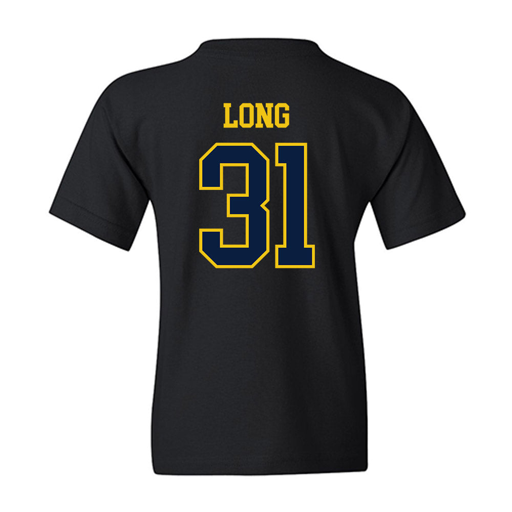 Michigan - NCAA Men's Lacrosse : Jack Long - Sports Shersey Youth T-Shirt-1