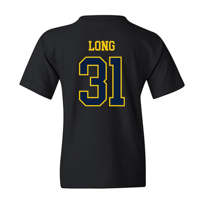 Michigan - NCAA Men's Lacrosse : Jack Long - Sports Shersey Youth T-Shirt-1