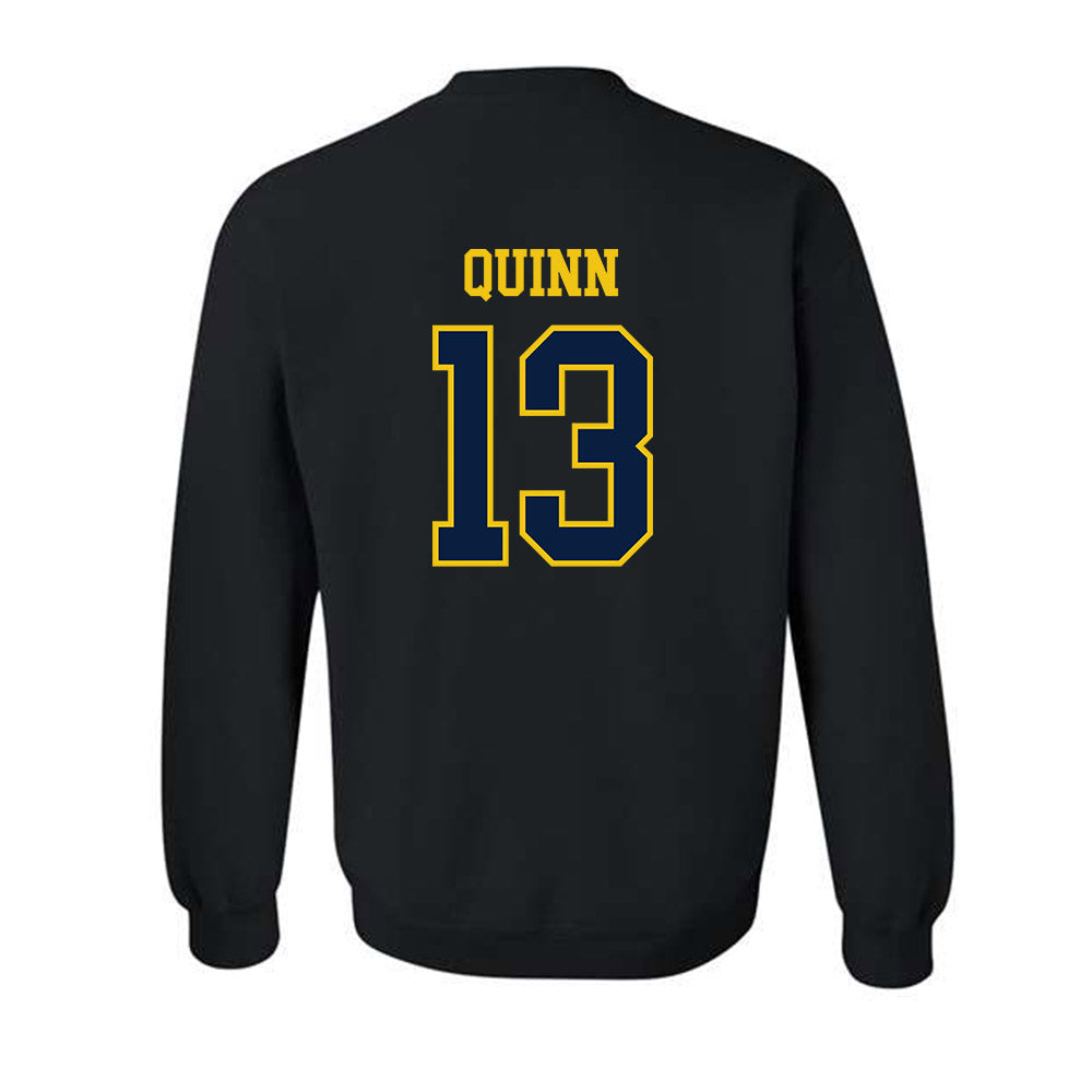 Michigan - NCAA Men's Lacrosse : Crandall Quinn - Sports Shersey Crewneck Sweatshirt-1