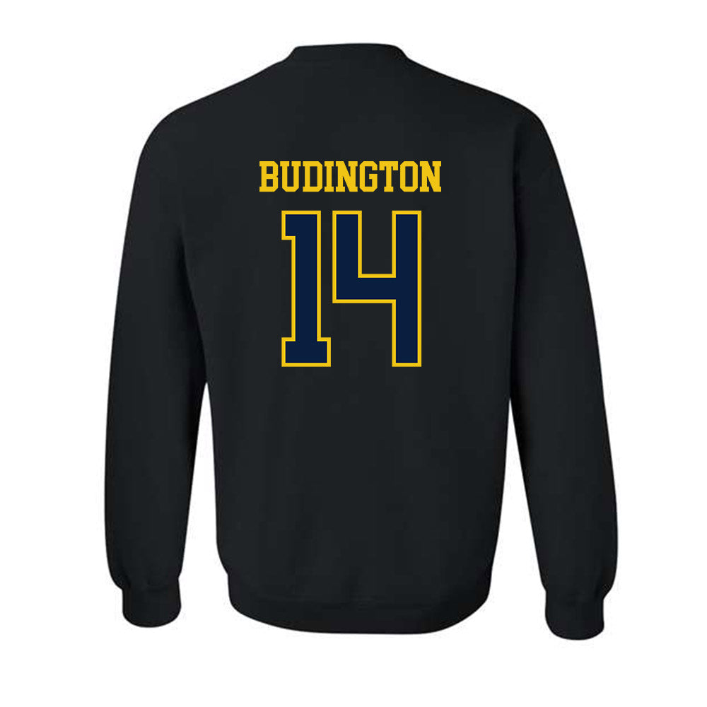 Michigan - NCAA Men's Lacrosse : Joseph Budington - Sports Shersey Crewneck Sweatshirt-1