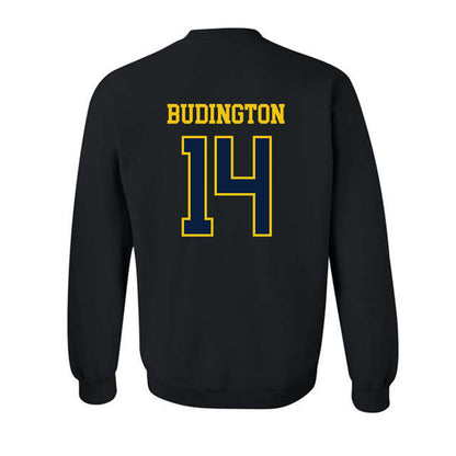 Michigan - NCAA Men's Lacrosse : Joseph Budington - Sports Shersey Crewneck Sweatshirt-1