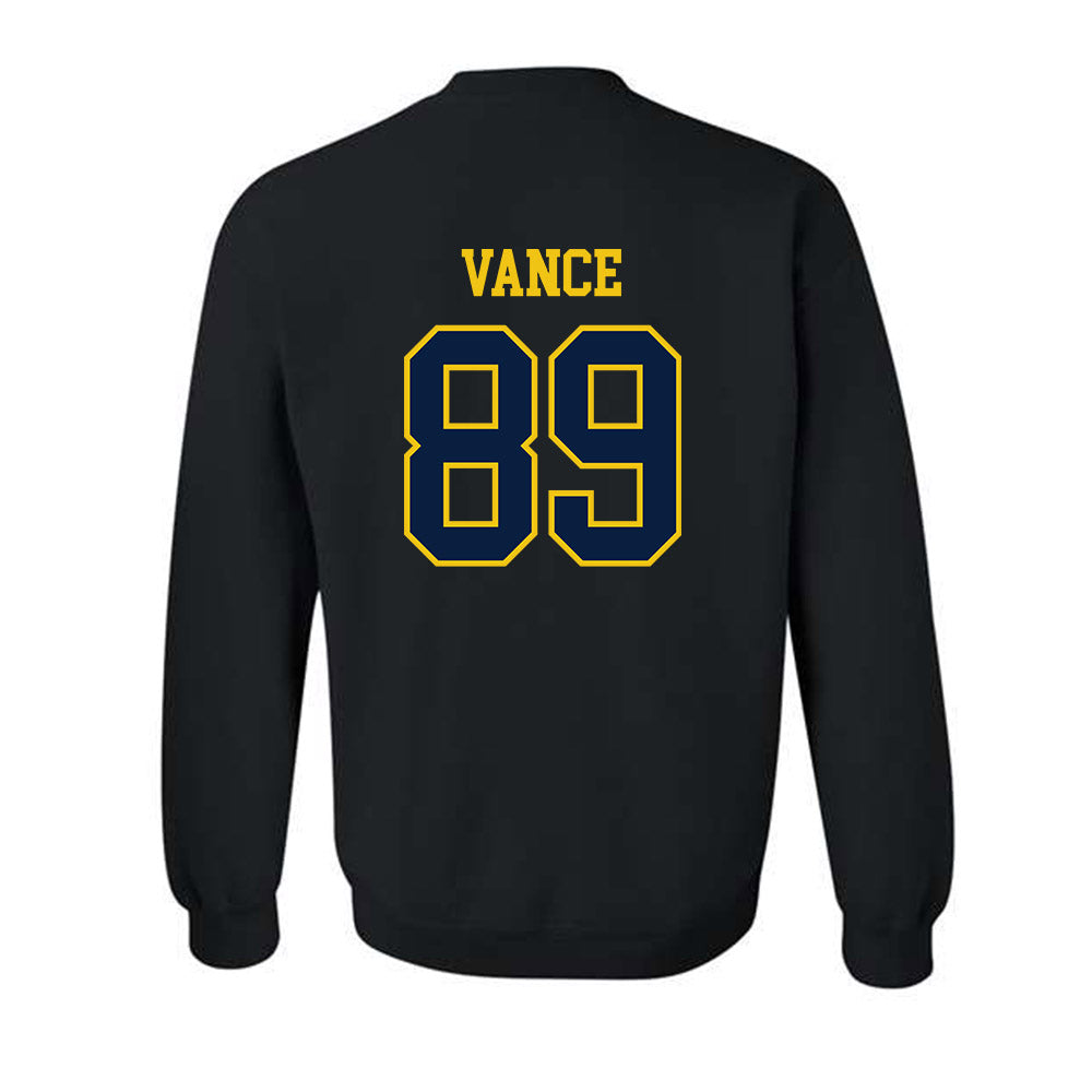 Michigan - NCAA Men's Lacrosse : Mason Vance - Sports Shersey Crewneck Sweatshirt-1