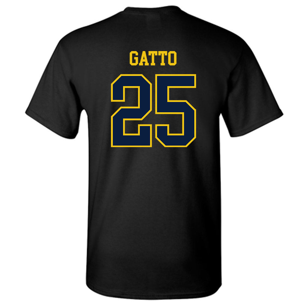 Michigan - NCAA Men's Lacrosse : Alex Gatto - Sports Shersey T-Shirt-1