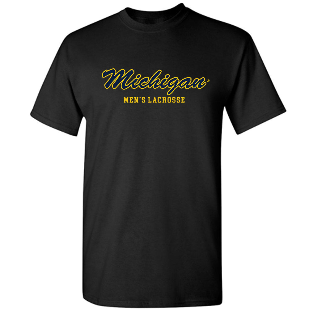 Michigan - NCAA Men's Lacrosse : Joseph Budington - Sports Shersey T-Shirt-0