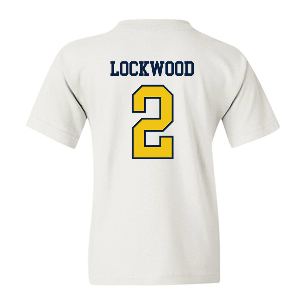Michigan - NCAA Men's Lacrosse : Bo Lockwood - Sports Shersey Youth T-Shirt-1
