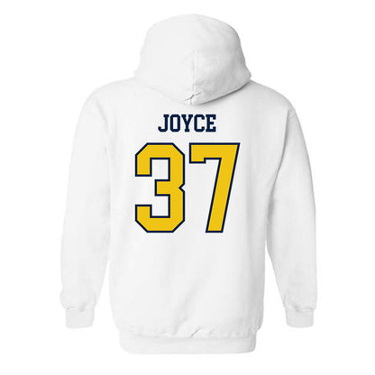 Michigan - NCAA Men's Lacrosse : James Joyce - Sports Shersey Hooded Sweatshirt-1