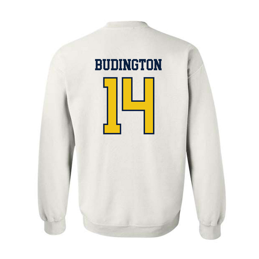 Michigan - NCAA Men's Lacrosse : Joseph Budington - Sports Shersey Crewneck Sweatshirt-1