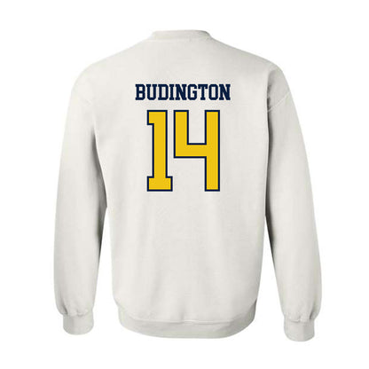 Michigan - NCAA Men's Lacrosse : Joseph Budington - Sports Shersey Crewneck Sweatshirt-1