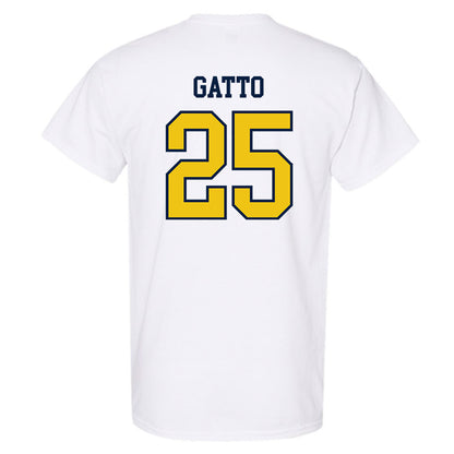 Michigan - NCAA Men's Lacrosse : Alex Gatto - Sports Shersey T-Shirt-1
