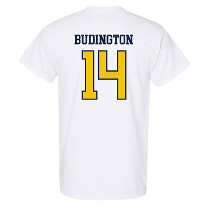 Michigan - NCAA Men's Lacrosse : Joseph Budington - Sports Shersey T-Shirt-1