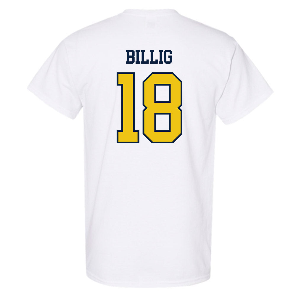 Michigan - NCAA Men's Lacrosse : Carson Billig - Sports Shersey T-Shirt-1