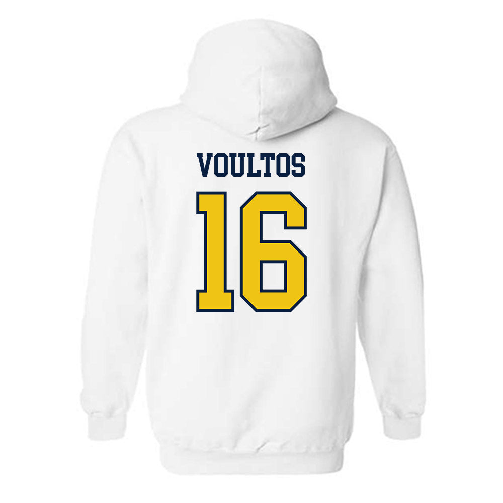Michigan - NCAA Men's Lacrosse : Nicholas Voultos - Sports Shersey Hooded Sweatshirt-1