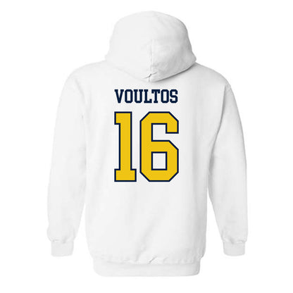 Michigan - NCAA Men's Lacrosse : Nicholas Voultos - Sports Shersey Hooded Sweatshirt-1