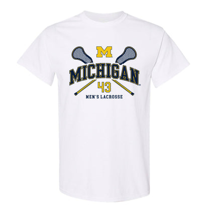 Michigan - NCAA Men's Lacrosse : Kevin Kearns - Sports Shersey T-Shirt-0