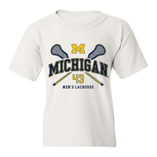 Michigan - NCAA Men's Lacrosse : Kevin Kearns - Sports Shersey Youth T-Shirt-0