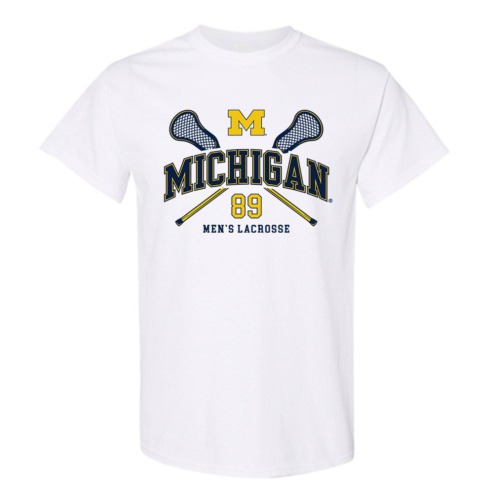Michigan - NCAA Men's Lacrosse : Mason Vance - Sports Shersey T-Shirt-0